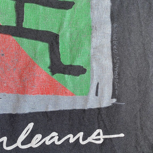 Vintage Jammin In New Orleans T-Shirt - Picture 4 of 12